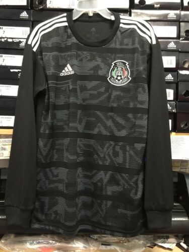 Adidas Mexico Black Jersey (playera De Mexico ) Long Sleeve Size XXXL   Only(3X)