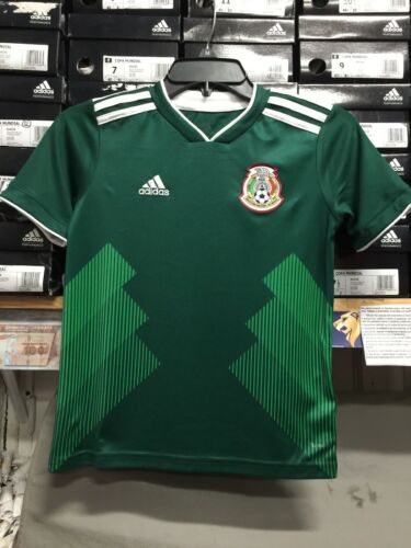 Adidas Mexico Home Green Jersey Youth Playera Verde De Mexico Juvenil Size YM