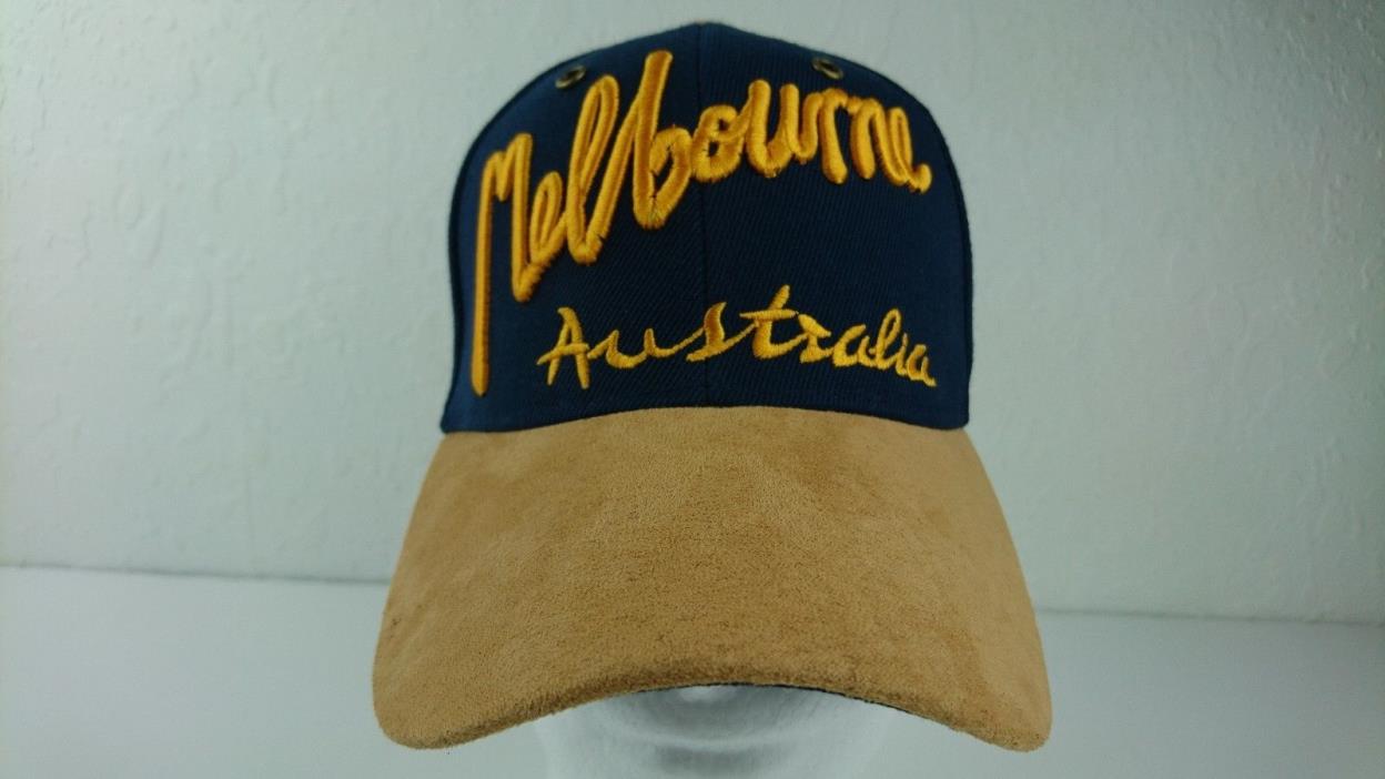Melbourne Australia Tourist Soccer Futbol Cap Hat Baseball One Size Adjustable