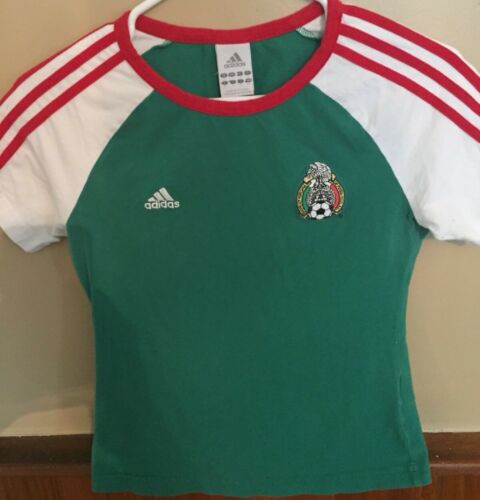 Mexico Adidas Soccer T Shirt Kids Sz. Small World Cup Soccer