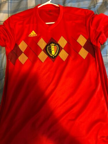 2018 World Cup Belgium Home Authentic Fan Jersey