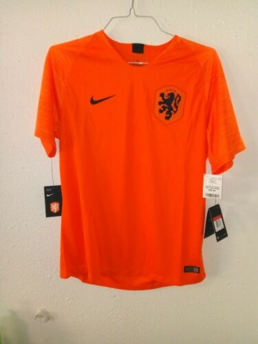 Nike 2018 Holland Dutch Netherlands Home Soccer Jersey Orange MEN'S LARGE (L)