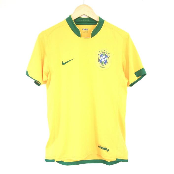 Size S - NIKE Men's Brazilian Official Soccer Team Jersey