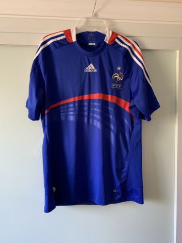 Adidas France National Team 2007 - 2008 Home Football Soccer Jersey Size Large