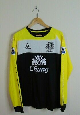 Le Coq Sportif Men L Tim Howard Everton FC Jersey Long Sleeve Goalie Yellow