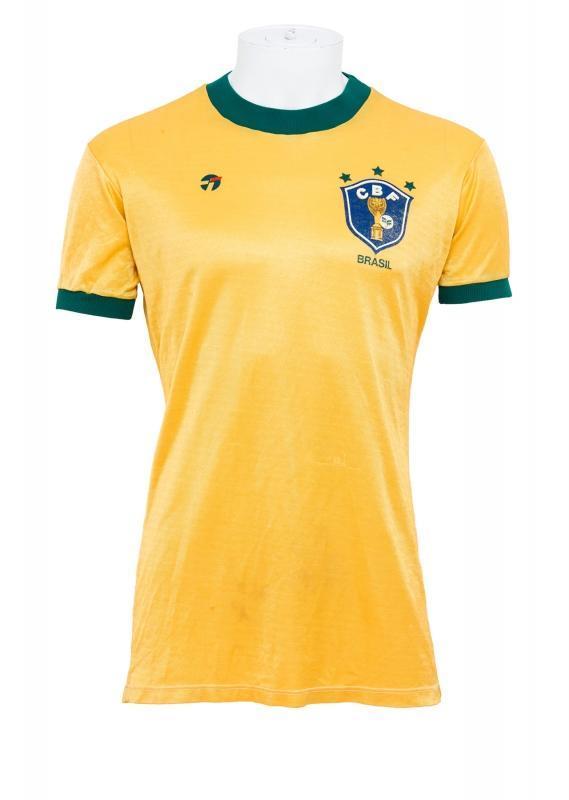 Brazil 80s Match Worn Football Jersey Shirt - Brasil Camisa - **Copa America