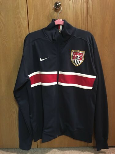 Nike USA Soccer Jacket Vintage World Cup Blue Mens 2XL EUC