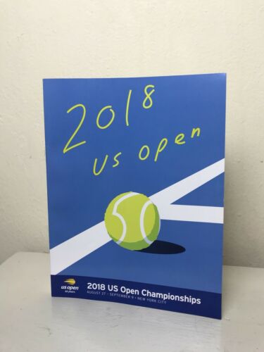 2018 US OPEN TENNIS CHAMPIONSHIP PROGRAM NEW with Finals Draw Sheet & Posters!