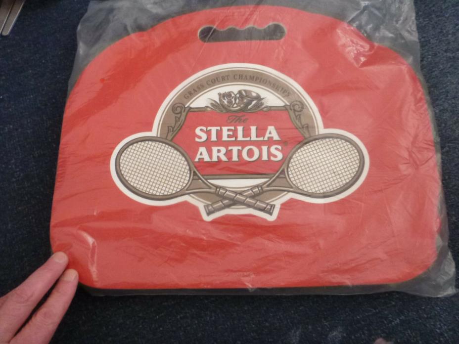 Vintage Stella artois seat cushion tennis grass court championships London