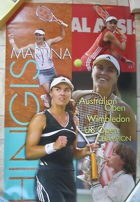 MARTINA HINGIS SUPERSTAR Official WTA Tennis POSTER  vintage new in wrapper