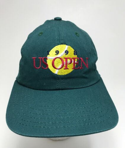 US Open 1998 Tennis Cap Hat Green StrapBack Men Women Unisex OSFA