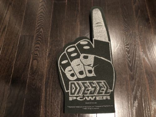 Vintage 1994 WWF Merchandise - Diesel Power Foam Finger Titansports