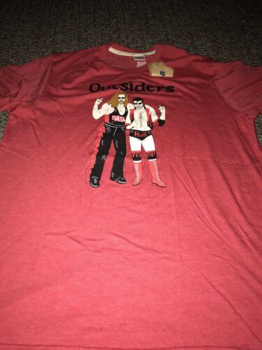 NWO Outsiders Nash Razor Ramon Red Homage Brand Shirt XL $32