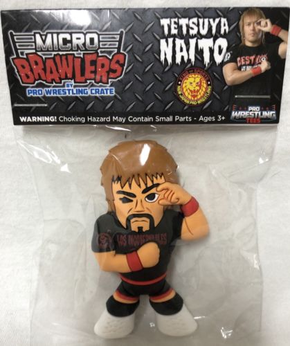 TETSUYA NAITO Micro Brawlers Pro Wrestling Crate Exclusive Figure NJPW LIJ ROH