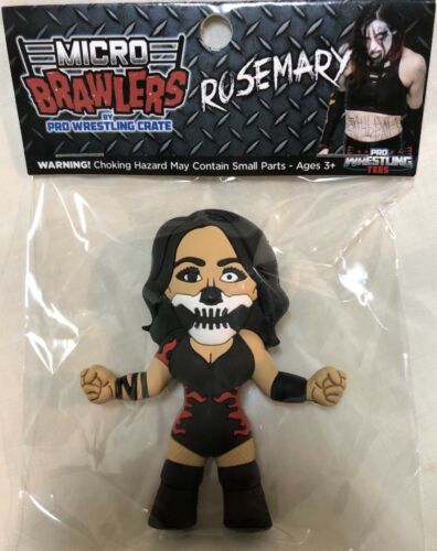 ROSEMARY Micro Brawlers Pro Wrestling Crate Exclusive Figure IMPACT TNA SHIMMER