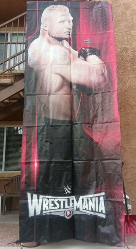 Brock Lesnar WWE Wrestlemania 31 Street Banner Santa Clara Levis Stadium