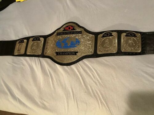 WCW Real Leather TV Title Belt