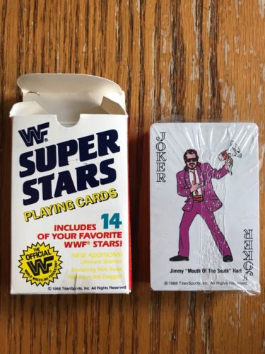 WWE/WWF 1988 TITAN SPORTS SUPER STARS PLAYING CARDS WRESTLING