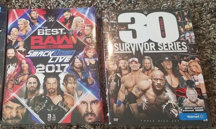 Wrestling WWE Best of RAW & Smackdown & Survivor series 2017 NEW 6 DVD