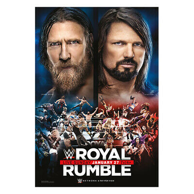 Official WWE Authentic Royal Rumble 2019 Poster