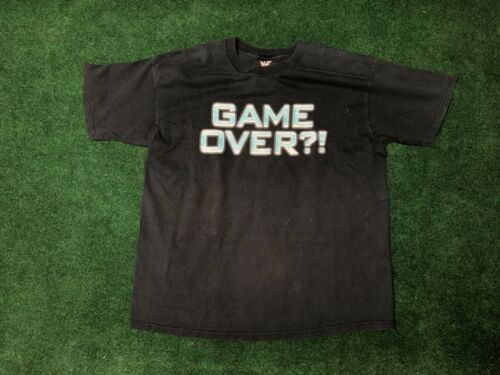 Vintage 1990s WWE tee-shirt XL Tripple HHH Game Over Black 2000s Raw/Smackdown