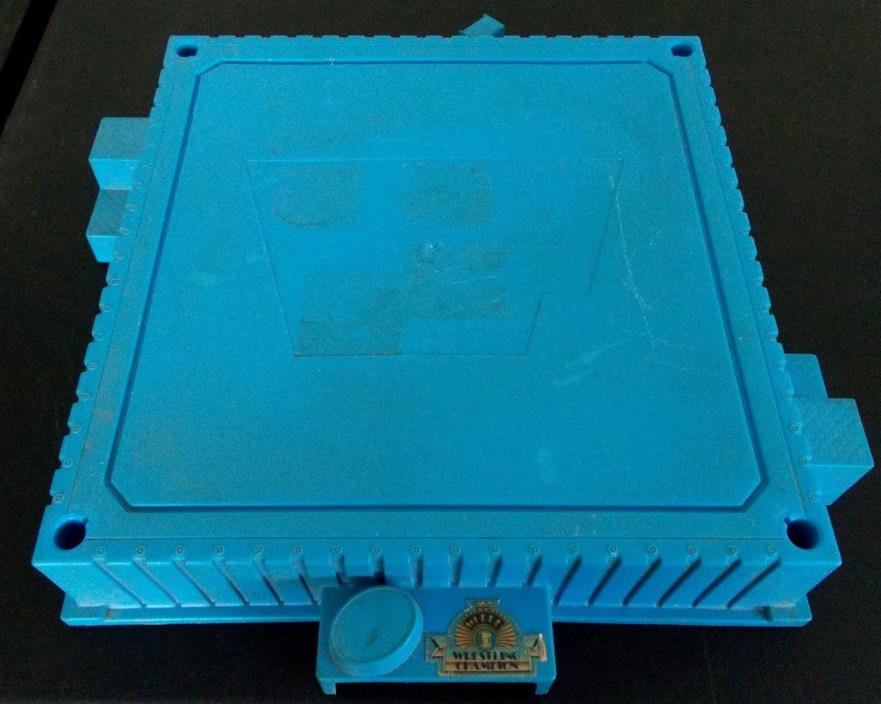 Vintage WWF HASBRO RING base wrestling blank Custom Fodder Green Card 1989 WWE