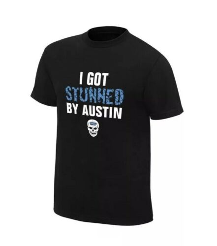 Stone Cold Steve Austin “I Got Stunned By Austin” Wwe Shirt Wwf Used Size XL