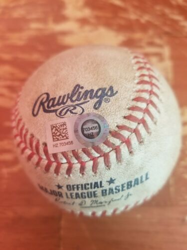 Madison bumgarner MLB Game Used Baseball Strikeout