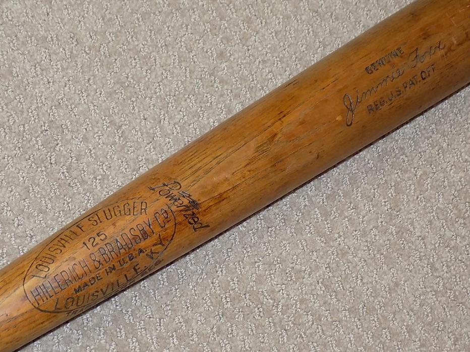 Jimmie Foxx H&B Game Used Bat 1938 Boston Red Sox A's HOF PSA DNA GU 9 MVP