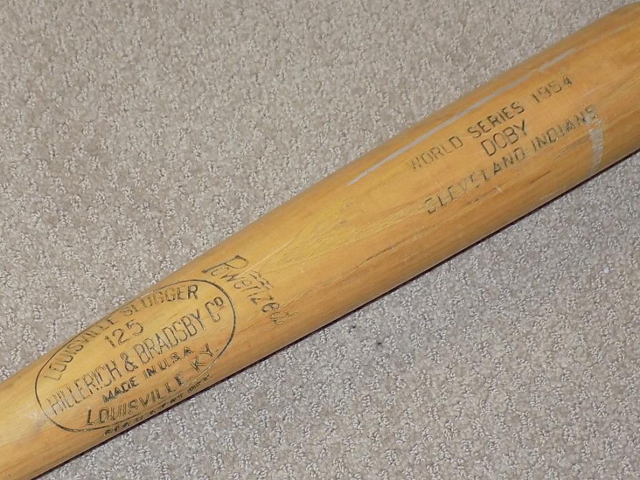 Larry Doby H&B 1954 World Series Game Used Bat Indians HOF Mears A10