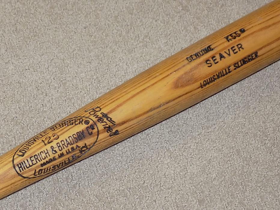 Tom Seaver H&B Game Used Bat New York Mets Reds HOF PSA DNA GU 9.5