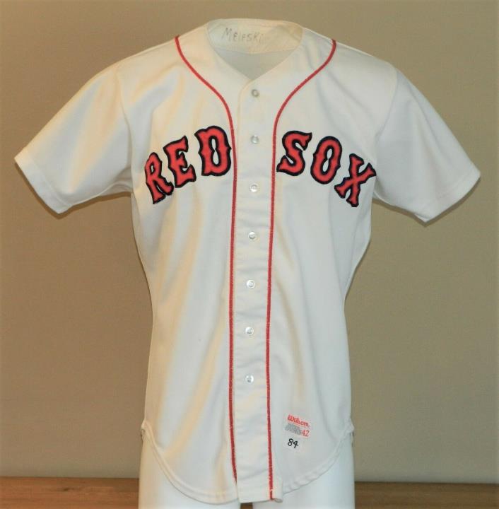 1984 Mike Easler Game Worn Boston Red Sox Home Jersey #7 - Wilson Size 42