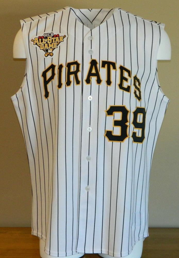 2006 John Grabow Game Worn Pittsburgh Pirates Home Vest Jersey #39