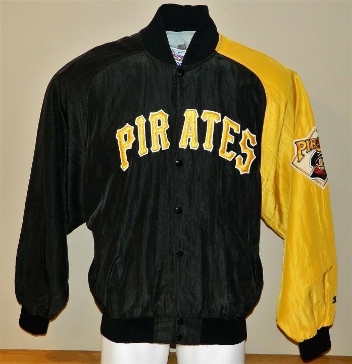 Mid 1990's Game Worn Pittsburgh Pirates Jacket #68 - Starter Size XL