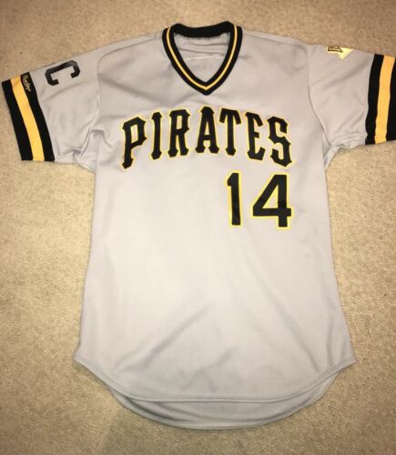 1988 Pittsburgh Pirates Game Used Jersey - Rare - RSC Patch - Ken Oberkfell-