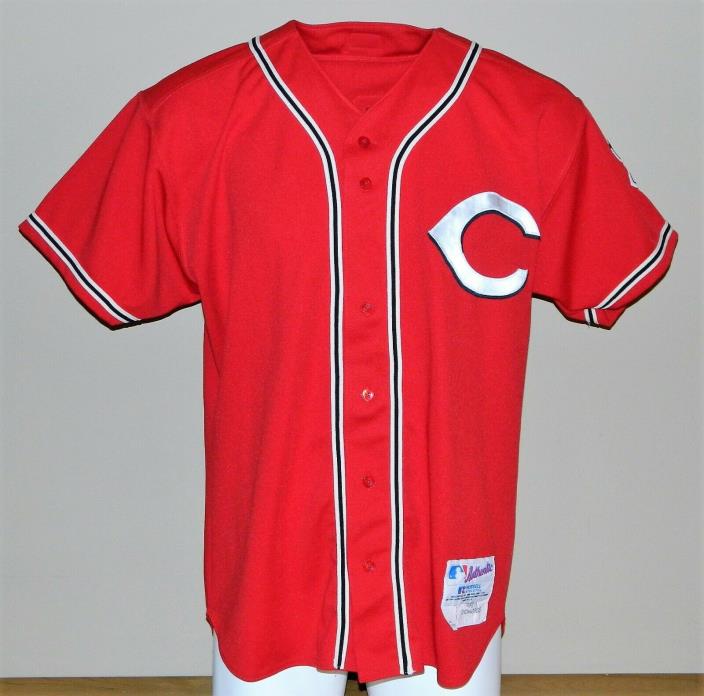 2004 Cory Lidle Game Worn Cincinnati Reds Home Jersey #15 - Russell Size 48