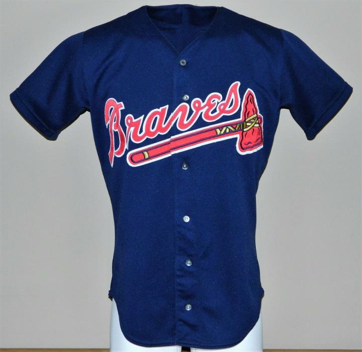 Terry Pendleton Game Worn Atlanta Braves BP Jersey #9 - Rawlings Size 44