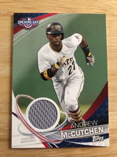 2018 Topps Opening Day Andrew McCutchen Game Used Jersey
