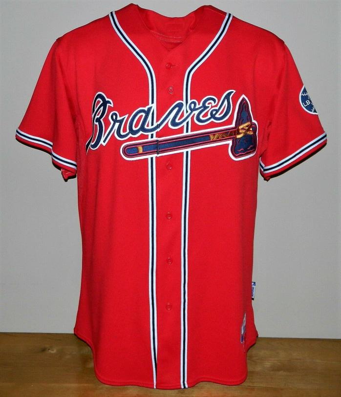 2007 Mike Gonzalez Game Worn Atlanta Braves ALT Jersey #51 - Majestic Size 50