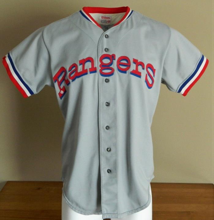 1974 Steve Hargan Game Worn Texas Rangers Road Jersey #26 - Wilson Size 44