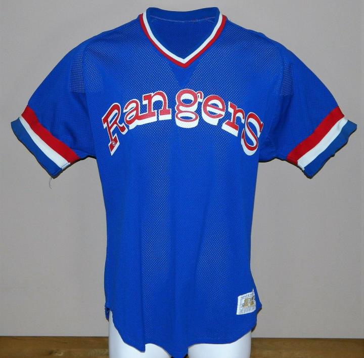 Vintage Game Worn Texas Rangers Warm Up Jersey #39 - Russell Size 46