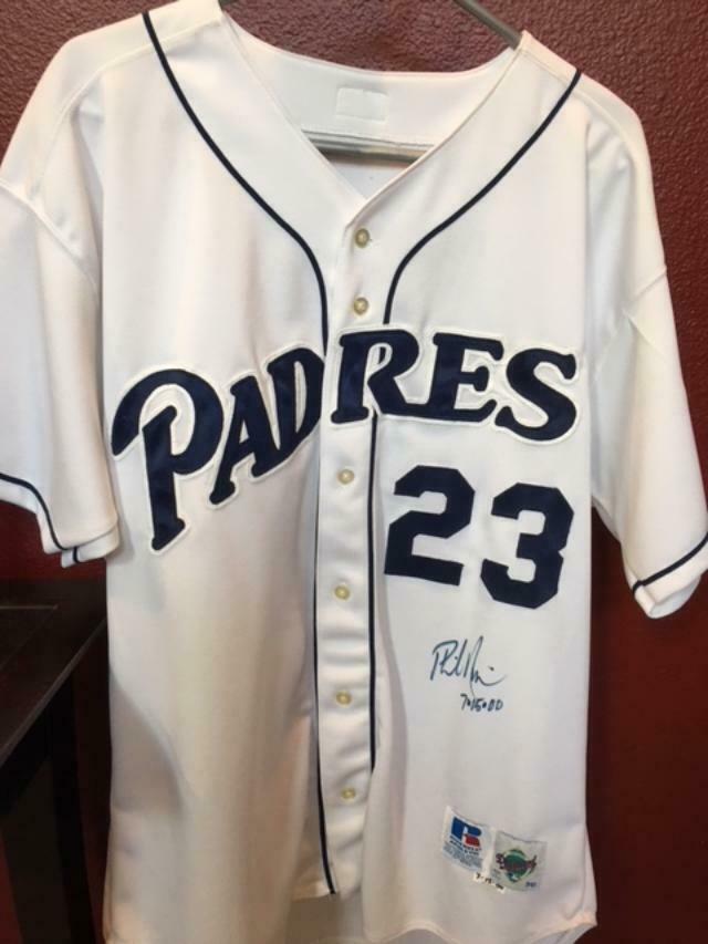 PHIL NEVIN #23 2000 SAN DIEGO PADRES MLB JERSEY AUTOGRAPHED