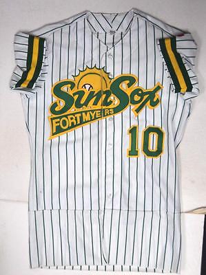 Tim Ireland Game Used Jersey 1989 Fort Myers Sun Sox - TODAYs FLASH SALE