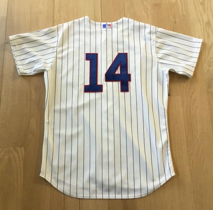 Ernie Banks 2015 Game Issued Chicago Cubs Jersey Used Worn Rare TBC MLB Hologram