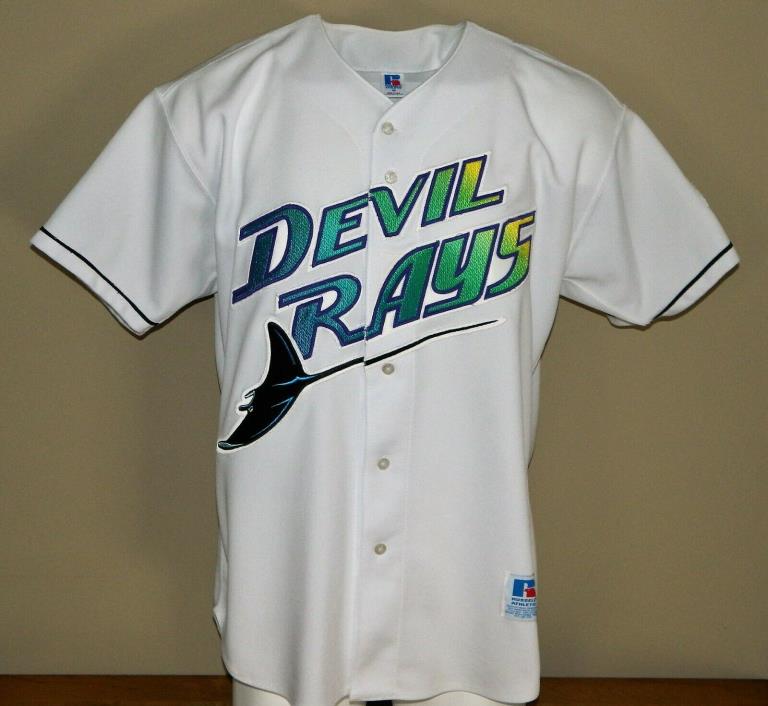 1998 Paul Sorrento Game Worn Tampa Bay Devil Rays Home Inaugural Jersey #44