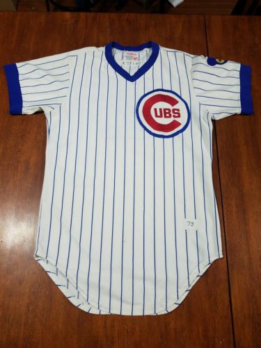 BOBBY ADAMS 1973 GAME WORN JERSEY CUBS