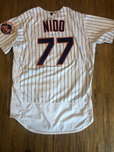 Tomas Nido Rookie New York Mets Game Issued Jersey