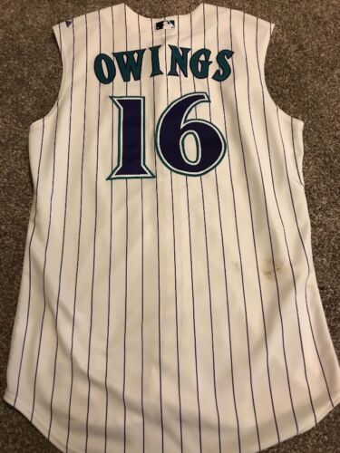 Chris Owings Game Used 2015 Throwback Jersey! MLB Authenticated! Dbacks!