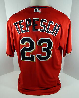 2017 Minnesota Twins Nick Tepesch #23 Game Issued Red Jersey