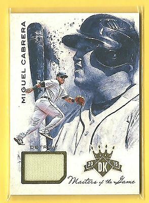 2015 Diamond Kings Miguel Cabrera SP Game Used Jersey /99 Detroit Tigers Hot !!